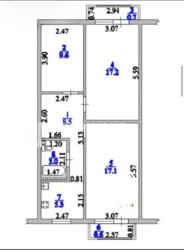 3-��������� �������� � 62 �² � 5/5 ����, ������� 23 ���� 10