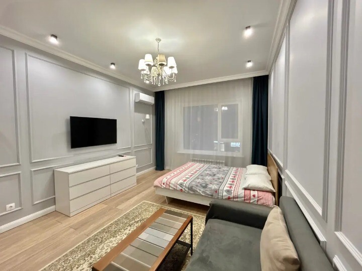 1-комнатная квартира · 44.9 м² · 2/8 этаж, Розыбакиева фото 1 1-комнатная квартира · 44.9 м² · 2/8 этаж, Розыбакиева фото 1