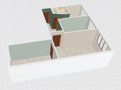 3-��������� �������� � 60 �² � 1/4 ����, ������ 118 � ������ �� ���� 17