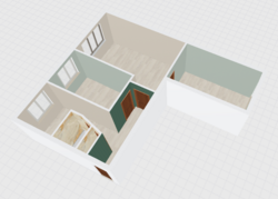 3-��������� �������� � 60 �² � 1/4 ����, ������ 118 � ������ �� ���� 18