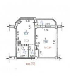 1-��������� �������� � 40 �² � 6/6 ����, ��� �����-4 16� � ����� - �������� ���� 10