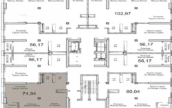 2-комнатная квартира · 72.1 м² · 14/18 этаж, Проспект Абая 160 — Проспект Абая - Тургут Озала фото 5 2-комнатная квартира · 72.1 м² · 14/18 этаж, Проспект Абая 160 — Проспект Абая - Тургут Озала фото 5