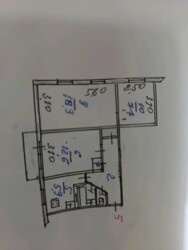 3-��������� �������� � 59.6 �² � 2/5 ����, ��� �������� 294/3 � �������� �������� ���� 2